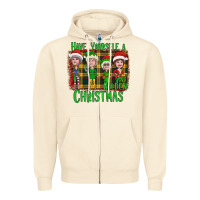 Sandshell Have Yourself a Very Golden Christmas Zipper Hoodie - Bettercallsaul