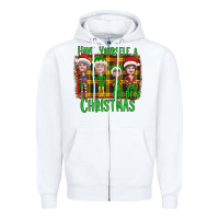 White Have Yourself a Very Golden Christmas Zipper Hoodie - Bettercallsaul