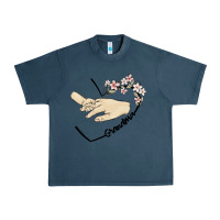 Midnight Navy personalized grandma Urban Heavy Tee - MaliasSmallBusiness