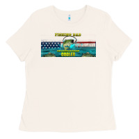 Bone fishing dad  libbey glass Ladies Tee - HRA Design Shop