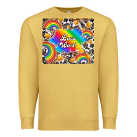 Antique Gold love wins Premium Sweatshirt - TumblerDesignByShophia