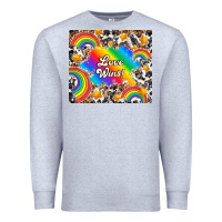 Heather Grey love wins Premium Sweatshirt - TumblerDesignByShophia