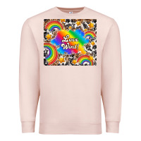 Pale Pink love wins Premium Sweatshirt - TumblerDesignByShophia