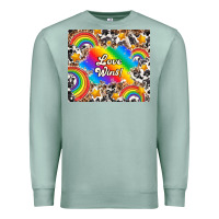 Seafoam love wins Premium Sweatshirt - TumblerDesignByShophia