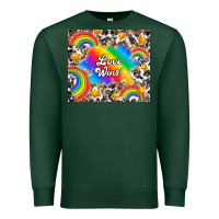 Sports Green love wins Premium Sweatshirt - TumblerDesignByShophia