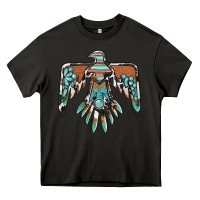 Asphalt thunderbird with gemstone Heavy Core Tee - BarkalooDesign