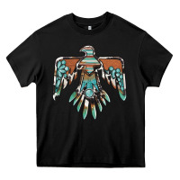 Black thunderbird with gemstone Heavy Core Tee - BarkalooDesign