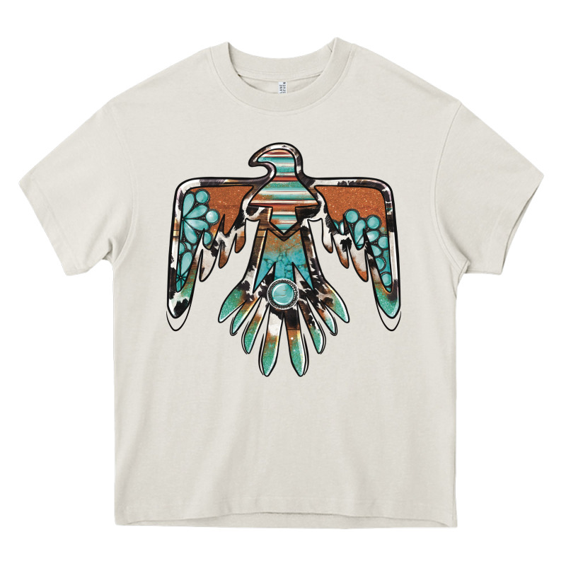Thunderbird With Gemstone Heavy Core Tee by BarkalooDesign | Teevron