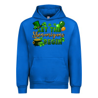 Cobalt Let the shenanigans begin St. Patricks Day Urban Hoodie - FaDigitalArtStudio