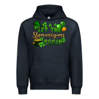 Navy Let the shenanigans begin St. Patricks Day Urban Hoodie - FaDigitalArtStudio