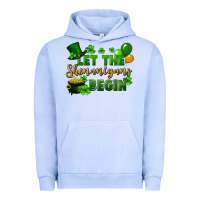 Pigment Grape Ice Let the shenanigans begin St. Patricks Day Urban Hoodie - FaDigitalArtStudio
