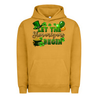Pigment Peanut Butter Let the shenanigans begin St. Patricks Day Urban Hoodie - FaDigitalArtStudio