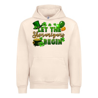 Sandshell Let the shenanigans begin St. Patricks Day Urban Hoodie - FaDigitalArtStudio