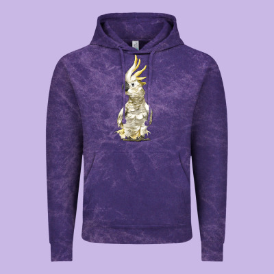 Cockatoo Bird Vintage Hoodie Designed By Lillyallendesigns