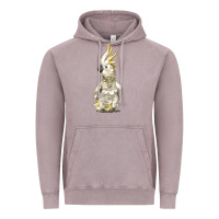 Vintage Zinc Cockatoo Bird Vintage Hoodie - LillyAllenDesigns