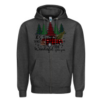 Charcoal Heather It s The Most Wonderful Time Of The Year Zipper Hoodie - Bettercallsaul