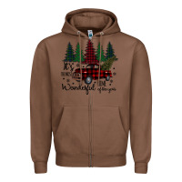 Chestnut It s The Most Wonderful Time Of The Year Zipper Hoodie - Bettercallsaul