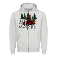 Dove Grey It s The Most Wonderful Time Of The Year Zipper Hoodie - Bettercallsaul