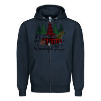 Navy It s The Most Wonderful Time Of The Year Zipper Hoodie - Bettercallsaul