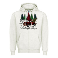 Oatmeal Heather It s The Most Wonderful Time Of The Year Zipper Hoodie - Bettercallsaul