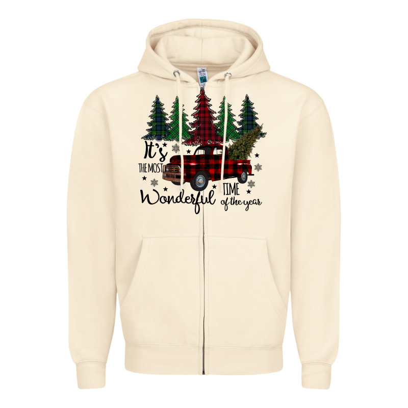 It S The Most Wonderful Time Of The Year Zipper Hoodie by Bettercallsaul | Teevron
