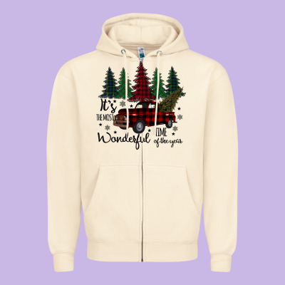 It S The Most Wonderful Time Of The Year Zipper Hoodie Designed By Bettercallsaul