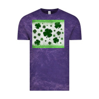 Cloud Purple shamrock Vintage Tee - MaliasSmallBusiness