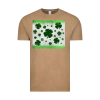 Vintage Coffee shamrock Vintage Tee - MaliasSmallBusiness