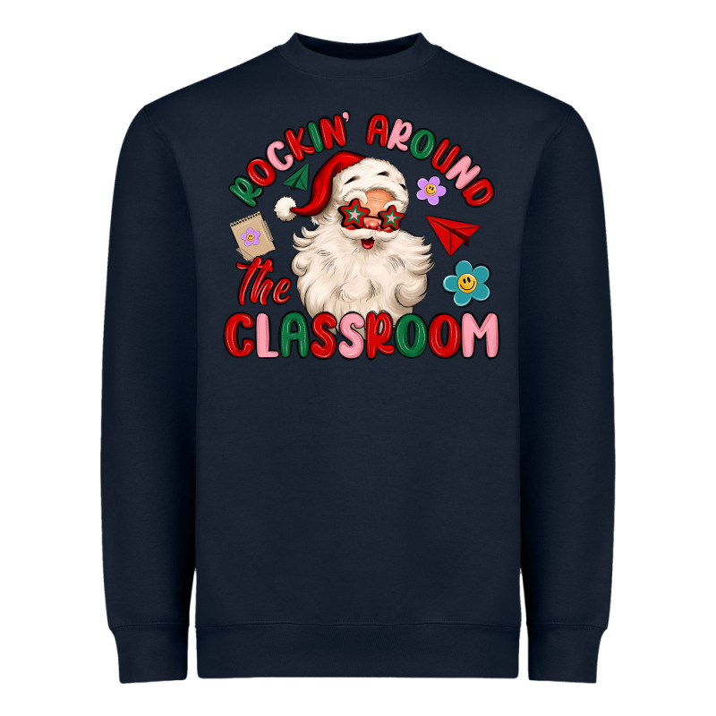 Rockin Around The Classroom Heavyweight Sweatshirt by MaliasSmallBusiness | Teevron