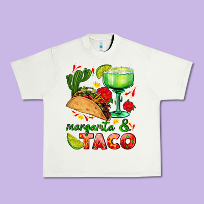 Margarita And Taco Urban Heavy Tee Designed By Adodesignshop