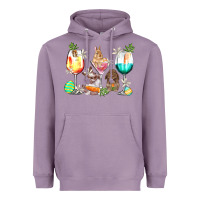 Lavender Easter wine glasses Easter Day Heavyweight Hoodie - HowdyJamesFarm