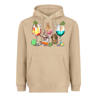 Mushroom Easter wine glasses Easter Day Heavyweight Hoodie - HowdyJamesFarm