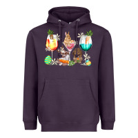 Plum Easter wine glasses Easter Day Heavyweight Hoodie - HowdyJamesFarm