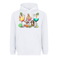 White Easter wine glasses Easter Day Heavyweight Hoodie - HowdyJamesFarm