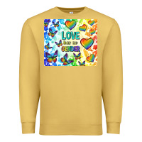 Antique Gold love has no gender Premium Sweatshirt - TumblerDesignByShophia