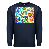 Navy love has no gender Premium Sweatshirt - TumblerDesignByShophia