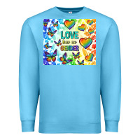 Ocean Blue love has no gender Premium Sweatshirt - TumblerDesignByShophia