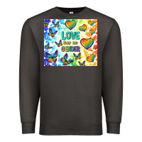 Smoke love has no gender Premium Sweatshirt - TumblerDesignByShophia
