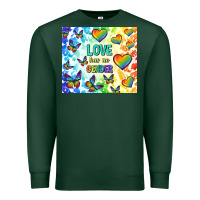 Sports Green love has no gender Premium Sweatshirt - TumblerDesignByShophia