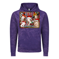 Cloud Purple merry christmas goats Vintage Hoodie - Jasminsmagicworld