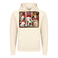 Vintage Artic merry christmas goats Vintage Hoodie - Jasminsmagicworld