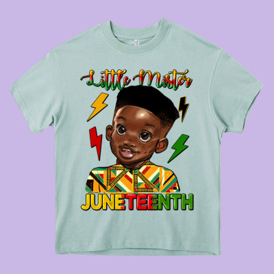 Little Mister Juneteenth Heavy Core Tee Designed By Hra Design Shop
