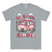 Heather Grey queen of the camper Classic Tee - MaliasSmallBusiness