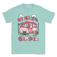 Seafoam queen of the camper Classic Tee - MaliasSmallBusiness