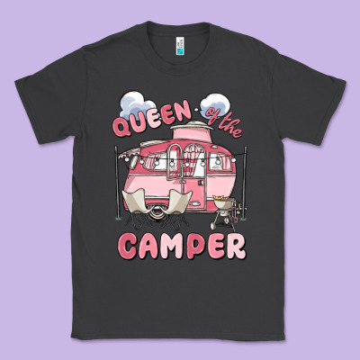 Queen Of The Camper Classic Tee Designed By Maliassmallbusiness