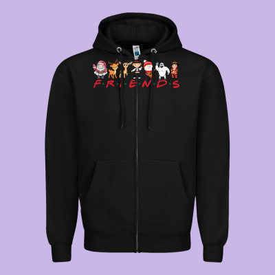 Friends Zipper Hoodie Designed By Bettercallsaul