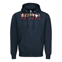 Navy Friends Zipper Hoodie - Bettercallsaul