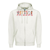 Oatmeal Heather Friends Zipper Hoodie - Bettercallsaul