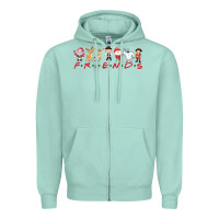 Seafoam Friends Zipper Hoodie - Bettercallsaul