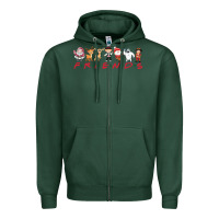 Sports Green Friends Zipper Hoodie - Bettercallsaul